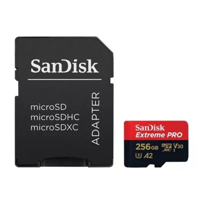 SanDisk Extreme PRO de 256 GB con adaptador SD